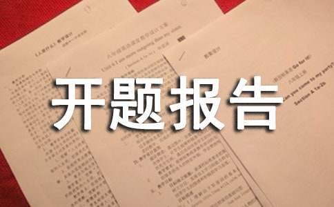食品安全开题报告